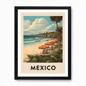 Vintage Travel Poster Mexico 4 Art Print