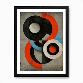 Abstract Circles 131 Art Print