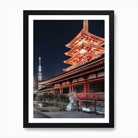 Night In Tokyo 1 Art Print