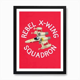 Rebel X - Wing Squadron Art Print