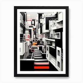 Urban Geometric 4 Art Print