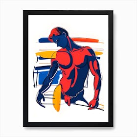 Abstract Of A Nude Gay Man 2 Art Print