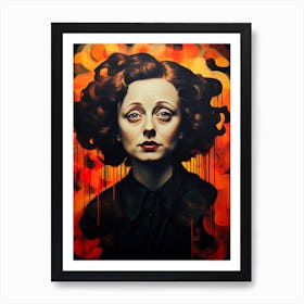 Edith Piaf (3) Art Print