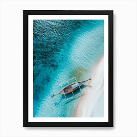 Boat On The Beach Art Print