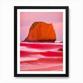 Durdle Door Beach, Dorset Pink Beach 1 Art Print