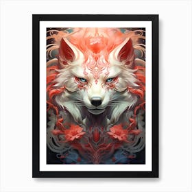 Wolf Head Art Print