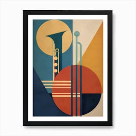 Saxophones Art Print