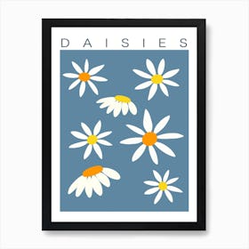 Daisies Spring Flower Art Print