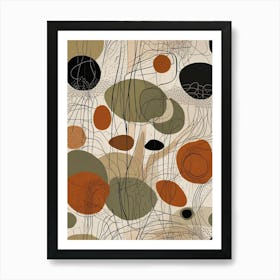 Mid Century Modern Pattern Art Print (3) Art Print