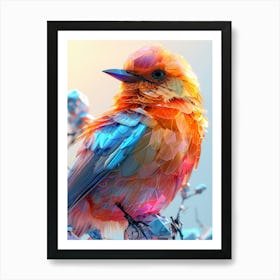 Colorful Bird 16 Art Print