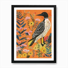 Spring Birds Loon 5 Art Print