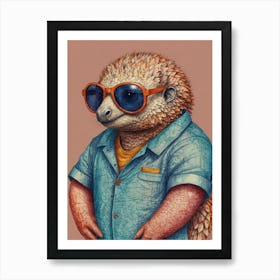 Hedgehog 30 Art Print