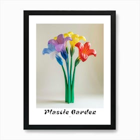 Dreamy Inflatable Flowers Poster Iris 1 Art Print