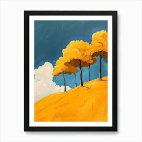 Autumn Trees Art Print