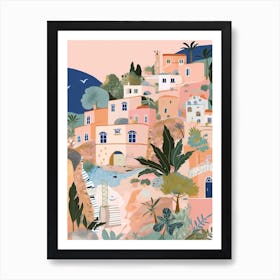 Capri, Italy Illustration Art Print