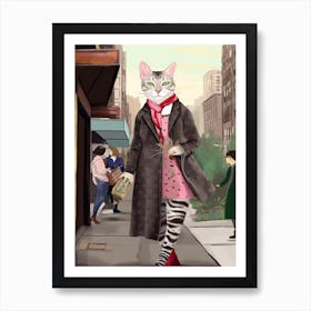 Gucci Fashionista Cats 7 Art Print