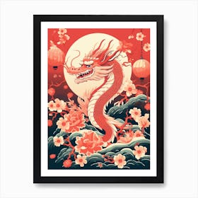Chinese New Year Dragon Traditional Chinese Style 5 Art Print