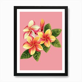 Hawaiian Flowers Art Print