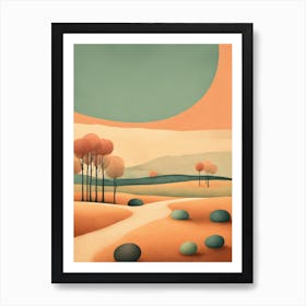 Landscape Painting 11 Art Print