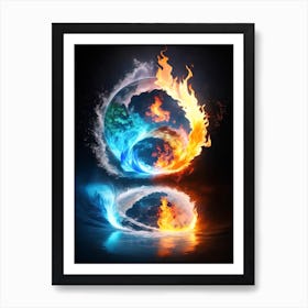 Yin Yang Art Print