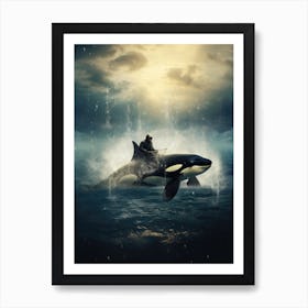 Orca Whale 2 Art Print