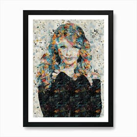 Taylor Swift Singer Art Print