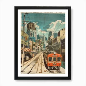 Osaka Mid Century Modern Art Print