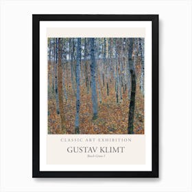 Beech Grove I, Gustav Klimt Poster Art Print