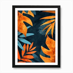 Tropical Leaves 145 Art Print