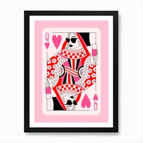 Queen Of Hearts 5 Art Print