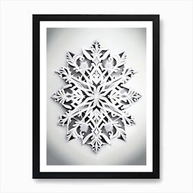 Symmetry, Snowflakes, Marker Art 3 Poster