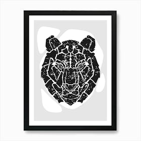 Tiger Head Art Print