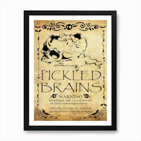 Pickled Brains Art Print