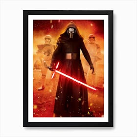 Star Wars The Force Awakens 16 Art Print