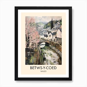 Betws Y Coed (Wales) Painting 1 Travel Poster Art Print