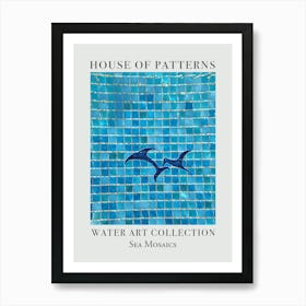 House Of Patterns Sea Mosaics Water 4 Art Print