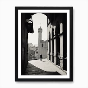 Verona, Italy,  Black And White Analogue Photography  3 Art Print