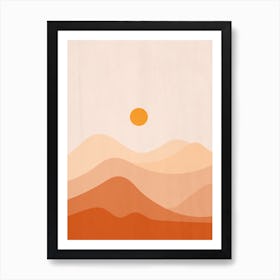 Mountain Range Art Print