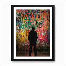 Graffiti Wall 2 Art Print