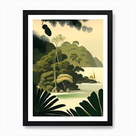 Ilha Grande Brazil Rousseau Inspired Tropical Destination Art Print