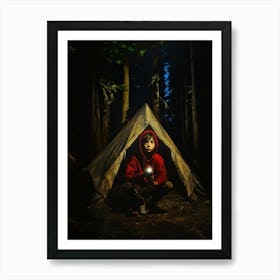 Boys In Woods 5 Fy V Art Print