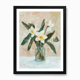 A World Of Flowers Daffodil 3 Painting Art Print