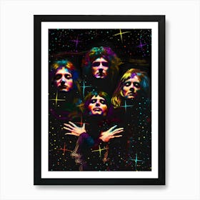 Queen rock band Art Print