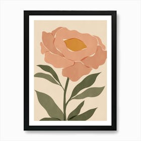 Peony 01 - Cropped Art Print