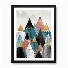 Mountains In The Sky 1 Art Print