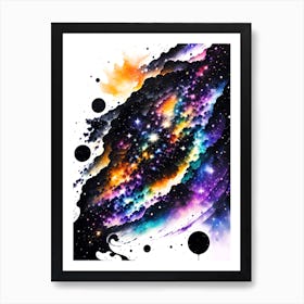 Galaxy Painting 4 Art Print