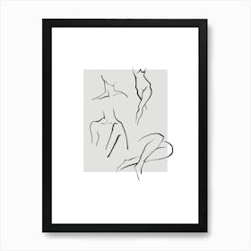 Figure Drawing Art Print