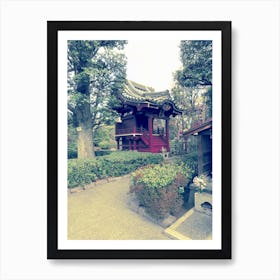 Pagoda Japan Tokyo Garden  Art Print