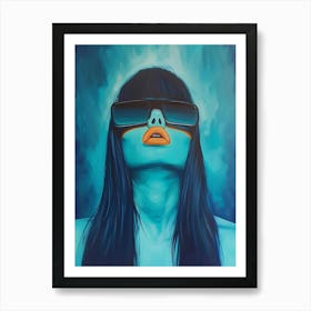 'Blue' 25 Art Print