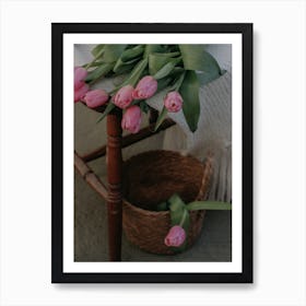 Pink Tulips 2 Art Print